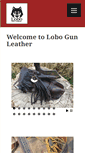 Mobile Screenshot of lobogunleather.com